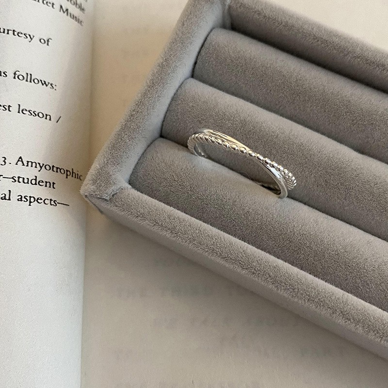 S925 Silver Plain Ring J3777